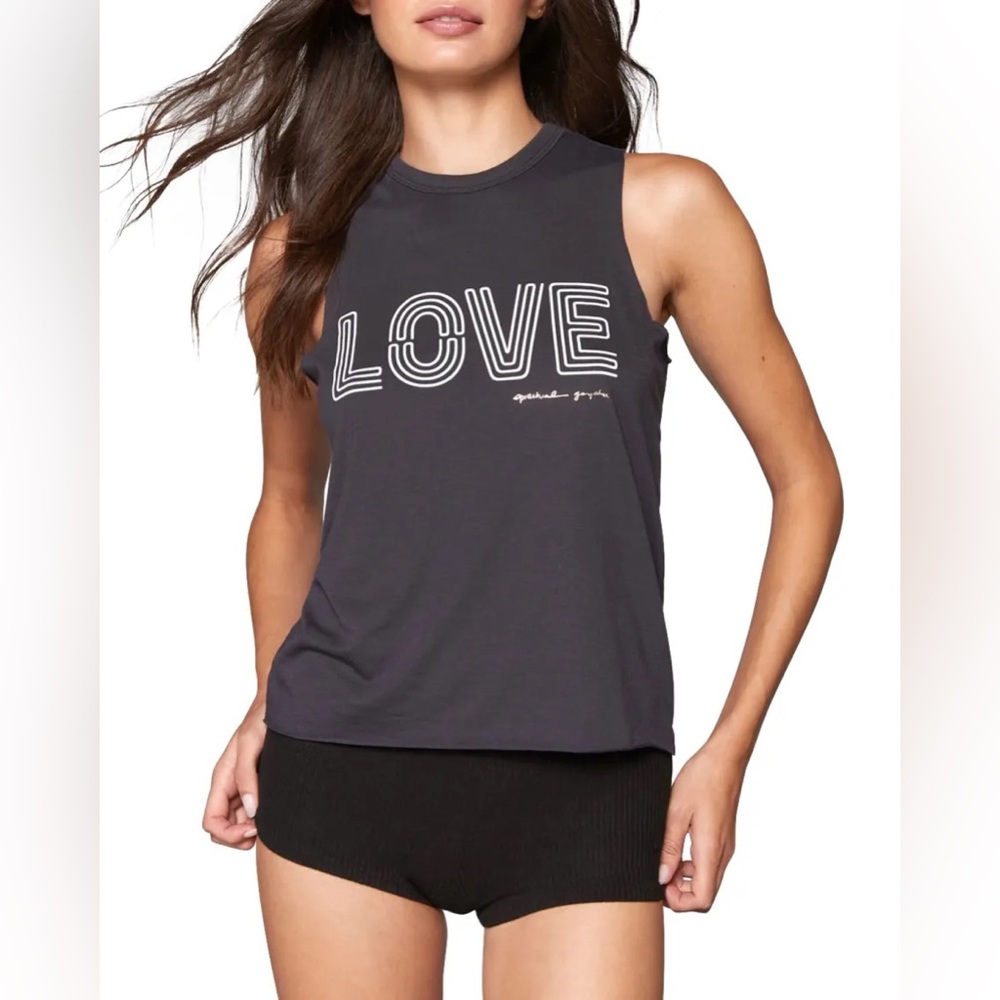 Spiritual Gangster Black Love Tank Top
